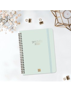AGENDA 2025 TRENDY ALMA E10 155X212MM SEMANA VISTA HORIZONTAL MENTA FINOCAM 762020325 2