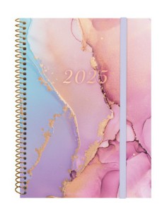 AGENDA 2025 TRENDY DESIGN E10 155X212MM SEMANA VISTA HORIZONTAL GOLDY FINOCAM 742232625