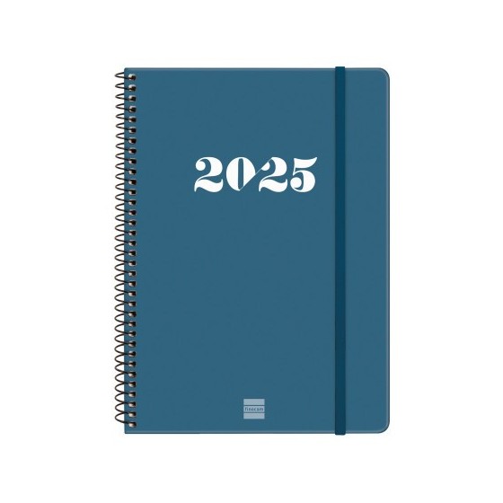 AGENDA 2025 BASIC MY E10 155X212MM SEMANA VISTA HORIZONTAL AZUL FINOCAM 743501025
