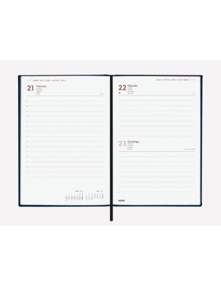 AGENDA 2025 DYNAMIC LONDON Y10 140X204MM DIA PAGINA NEGRO FINOCAM 625320225