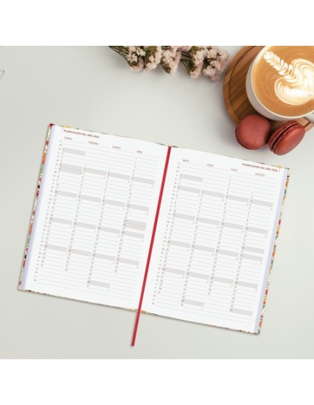 AGENDA 2025 DYNAMIC BERLIN Y10 140X204MM DIA PAGINA SPRING FINOCAM 624052125