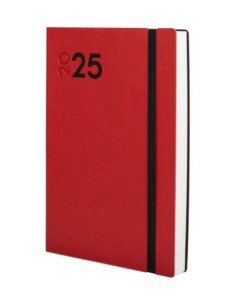 AGENDA 2025 DYNAMIC MARA Y10 140X204MM DIA PAGINA ROJO FINOCAM 621163025