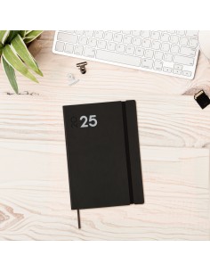 AGENDA 2025 DYNAMIC MARA Y10 140X204MM SEMANA VISTA VERTICAL NEGRO FINOCAM 621126025 2