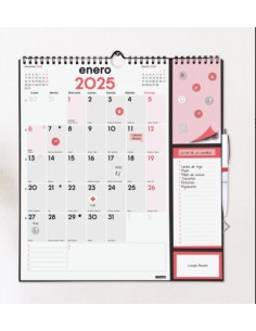 CALENDARIO 2025 NEUTRO PARED PLUS ESCRIBIR 215X325MM FINOCAM 782120025