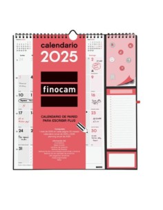 CALENDARIO 2025 NEUTRO PARED PLUS ESCRIBIR 215X325MM FINOCAM 782120025 2