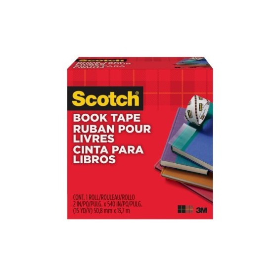ROLLO CINTA REPARACIÓN DE LIBROS 50,8 MM X 13,7 MTS SCOTCH 7010408215