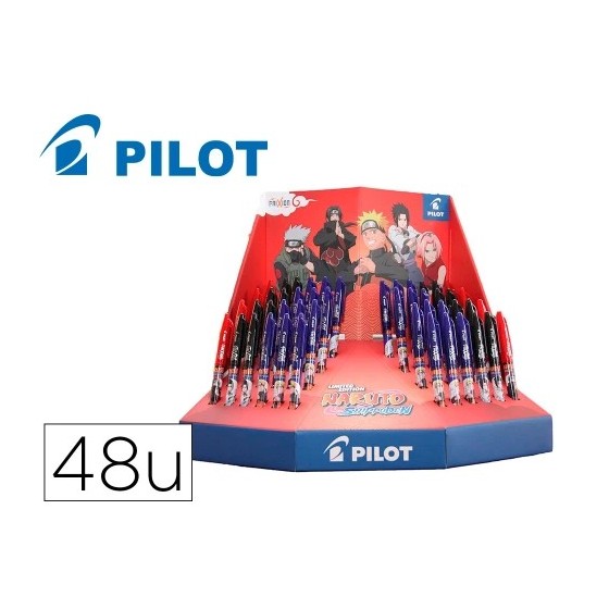 EXPOSITOR 48 UNIDADES FRIXION PILOT EXP.NARUTO