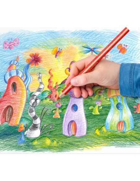 Staedtler 128 Negro, Azul, Burdeos, Marrón, Verde, Azul claro, Verde claro, Naranja, Melocotón, Rojo, Violeta, Amarillo 12 pieza(s)