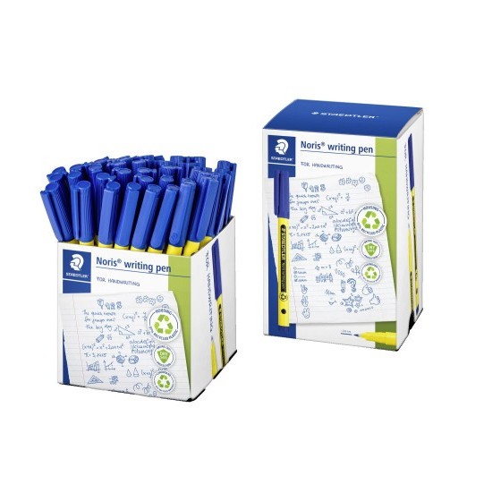 Staedtler Noris rotulador de punta fina Fino Azul (x10 unidades)