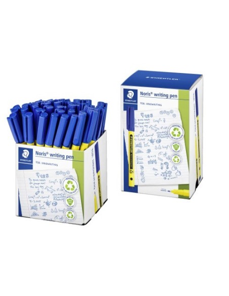 Staedtler Noris rotulador de punta fina Fino Azul (x10 unidades)