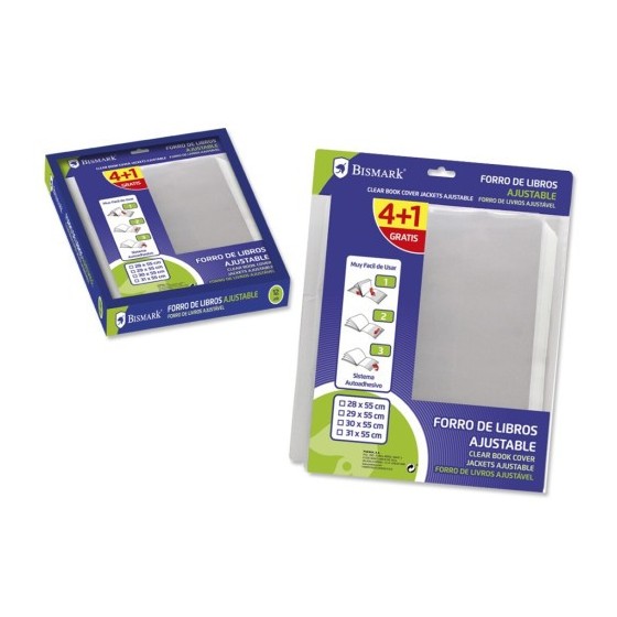 Bismark 326268 funda para libros y revistas 5 pieza(s) Transparente