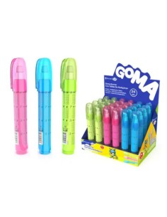 GOMA DE BORRAR EN BARRA C/ TABLAS MULTIPLICAR BISMARK 331831 (x24 unidades)