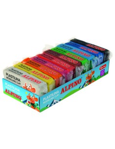 BANDEJA PLASTILINA 10 PASTILLAS 50 GRS ALPINO DP000202