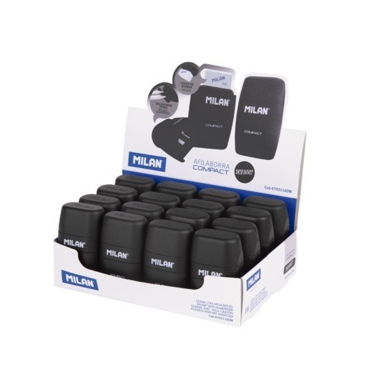 CAJA EXPOSITORA 16 AFILABORRAS COMPACT SHADOW MILAN 4703116DW