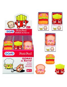 EXPOSITOR CON 24 GOMA DE BORRAR FAST FOOD DOHE 79673