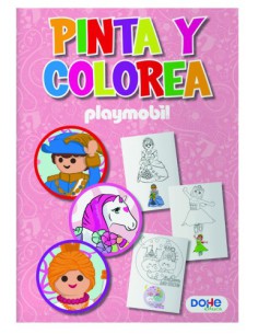 LIBROS DE COLOREAR A4 - PLAYMOBIL - MODELO PRINCESS DOHE 51736