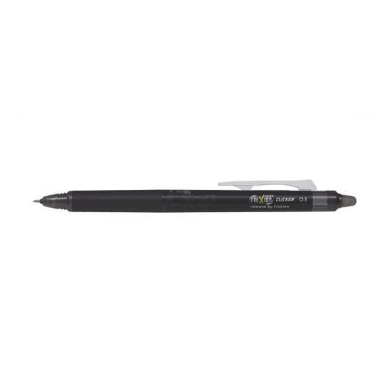 Pilot FriXion Point Clicker Bolígrafo de gel de punta retráctil Fino Negro 1 pieza(s) (x12 unidades)