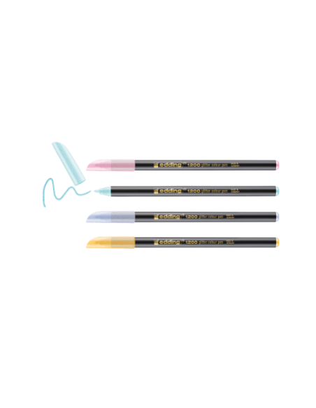 Edding 4-1200-4-3 rotulador Azul, Rosa, Violeta, Amarillo 1 pieza(s)