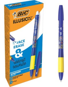BOLIGRAFO DE GEL BORRABLE AZUL BIC 516518 (x12 unidades)