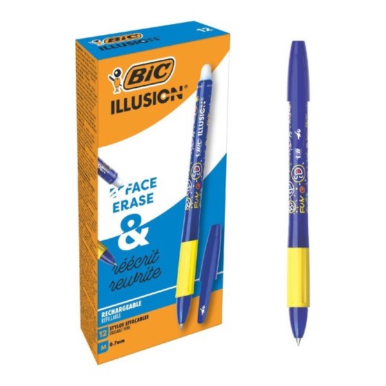 BOLIGRAFO DE GEL BORRABLE AZUL BIC 516518 (x12 unidades)