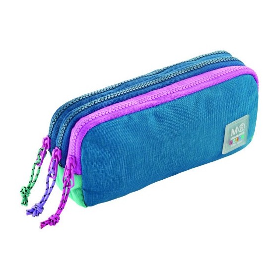 PORTATODOS TRIPLE RECTANGULAR RECICLADO RIDER PURPLE MIQUELRIUS MR19345