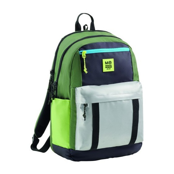 MOCHILA TRIPLE AMSTERDAM RECICLADA RIDER GREEN MIQUELRIUS MR19331