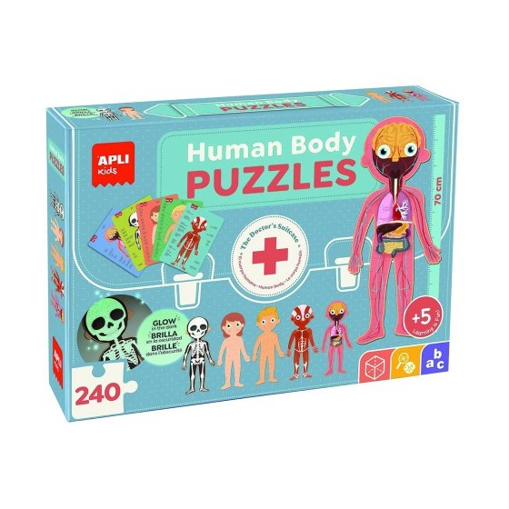 PUZZLE EDUCATIVO CUERPO HUMANO APLI 19438
