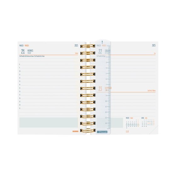 AGENDA ESCOLAR 2024-2025 8º 120X169 1 DÍA PÁGINA MINI-INSTITUT PERSONALIZABLE FINOCAM 530204225