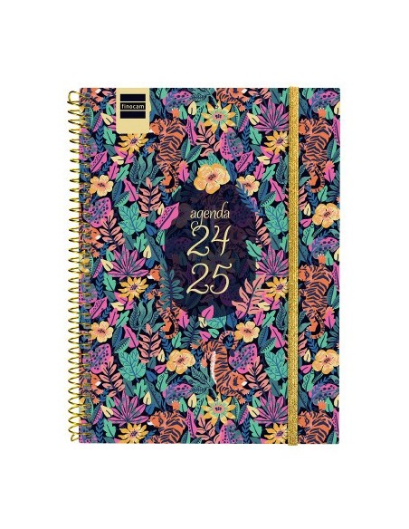 AGENDA ESCOLAR 2024-2025 4º 155X212 SEMANA VISTA HORIZONTAL SECUNDARIA TIGER FINOCAM 634203625