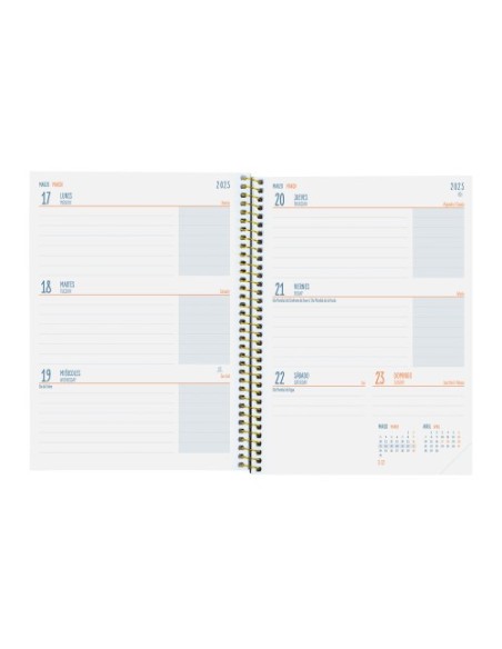 AGENDA ESCOLAR 2024-2025 4º 155X212 SEMANA VISTA HORIZONTAL SECUNDARIA TIGER FINOCAM 634203625