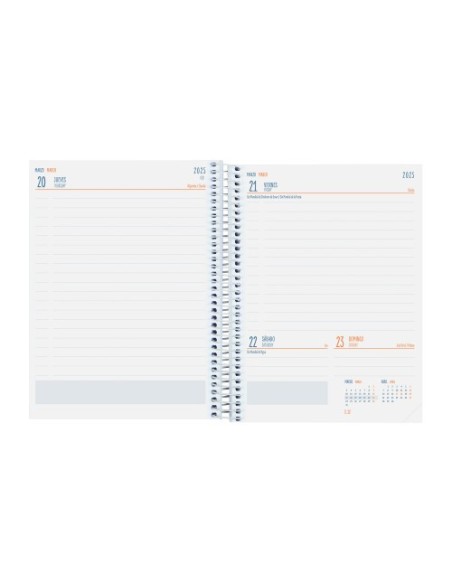 AGENDA ESCOLAR 2024-2025 4º 155X212 1 DÍA PÁGINA COOL NEGRO FINOCAM 645060325