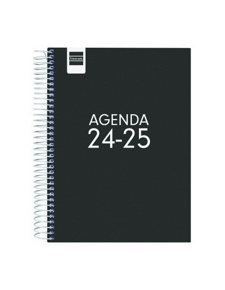 AGENDA ESCOLAR 2024-2025 4º 155X212 1 DÍA PÁGINA COOL NEGRO FINOCAM 645060325