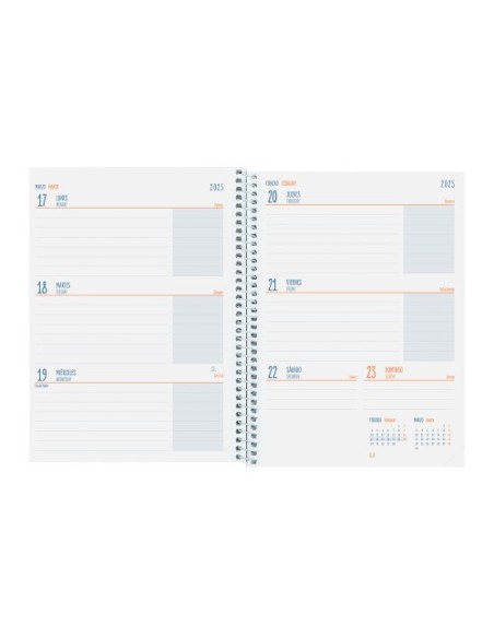 AGENDA ESCOLAR 2024-2025 4º 155X212 SEMANA VISTA HORIZONTAL COOL SELVA FINOCAM 645040725