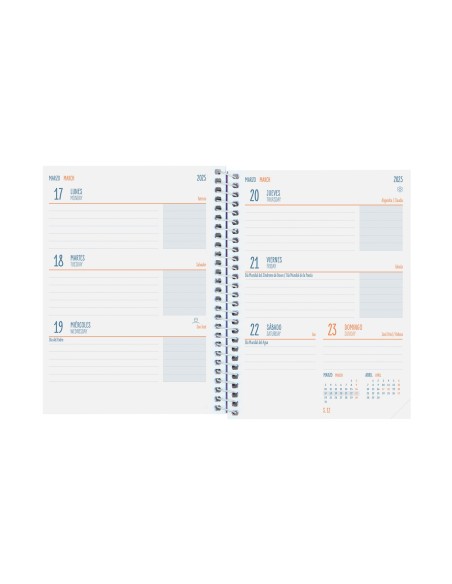 AGENDA ESCOLAR 2024-2025 8º 120X164 SEMANA VISTA HORIZONTAL COOL SELVA FINOCAM 645000725