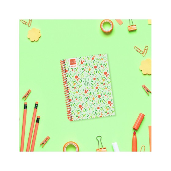 AGENDA ESCOLAR 2024-2025 8º 120X164 SEMANA VISTA HORIZONTAL DIVA FRUITS FINOCAM 536100325