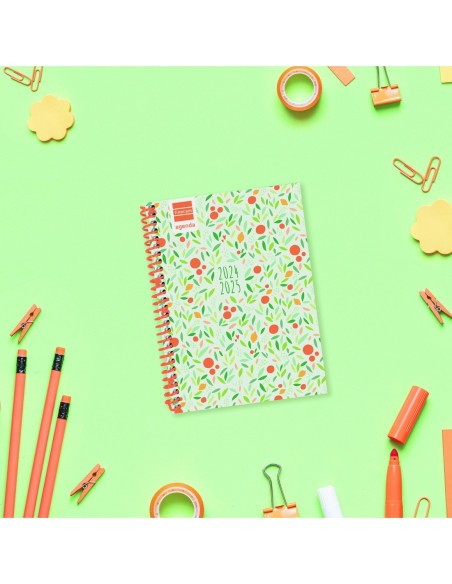 AGENDA ESCOLAR 2024-2025 8º 120X164 SEMANA VISTA HORIZONTAL DIVA FRUITS FINOCAM 536100325
