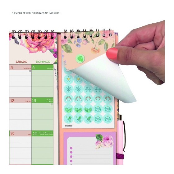 CALENDARIO 16 MESES SEPTIEMBRE 2024-DICIEMBRE 2025 PLUS-340X380 MES VISTA FRASES MOTIVACIONALES FINOCAM 540220225