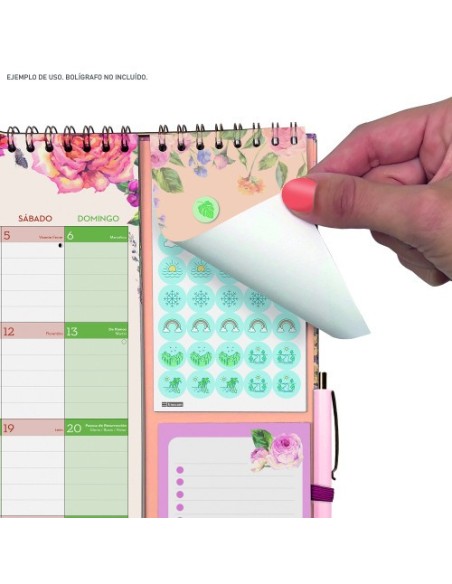 CALENDARIO 16 MESES SEPTIEMBRE 2024-DICIEMBRE 2025 PLUS-340X380 MES VISTA FRASES MOTIVACIONALES FINOCAM 540220225