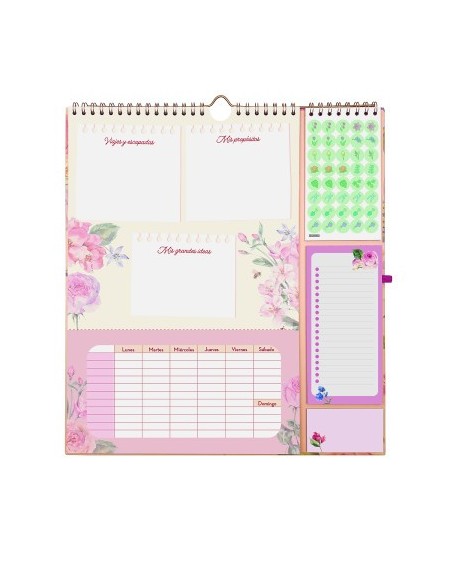 CALENDARIO 16 MESES SEPTIEMBRE 2024-DICIEMBRE 2025 PLUS-340X380 MES VISTA FRASES MOTIVACIONALES FINOCAM 540220225