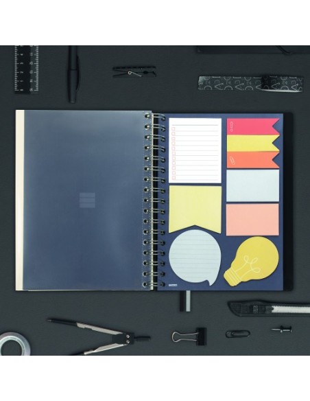 AGENDA 16 MESES SEPTIEMBRE 2024-DICIEMBRE 2025 4º 155X217 SEMANA VISTA VERTICAL TEMPUS NEGRO FINOCAM 626600125