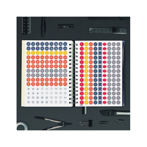 AGENDA 16 MESES SEPTIEMBRE 2024-DICIEMBRE 2025 4º 155X217 SEMANA VISTA VERTICAL TEMPUS NEGRO FINOCAM 626600125