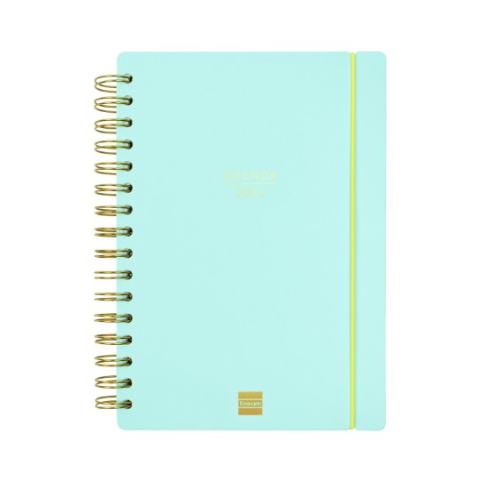 AGENDA 16 MESES SEPTIEMBRE 2024-DICIEMBRE 2025 E10-155X212 SEMANA VISTA HORIZONTAL HAIKU AZUL FINOCAM 627400425