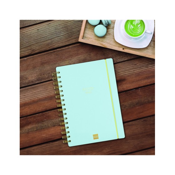 AGENDA 16 MESES SEPTIEMBRE 2024-DICIEMBRE 2025 E10-155X212 SEMANA VISTA HORIZONTAL HAIKU AZUL FINOCAM 627400425