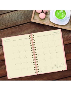 AGENDA 16 MESES SEPTIEMBRE 2024-DICIEMBRE 2025 E10-155X212 SEMANA VISTA HORIZONTAL HAIKU CORAL FINOCAM 627400325 2