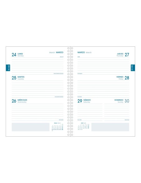 AGENDA ESCOLAR 2024-2025 TAMAÑO A5 TAPA POLIPROPILENO  SEMANA VISTA MEMORY BASIC NEGRO DOHE 51762
