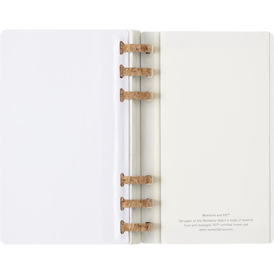 AGENDA 12 MESES 2025 ACADÉMICA ESPIRAL L (13 X 21 CM) NEGRA TAPA BLANDA MOLESKINE DSSPB12AMWH3Y25