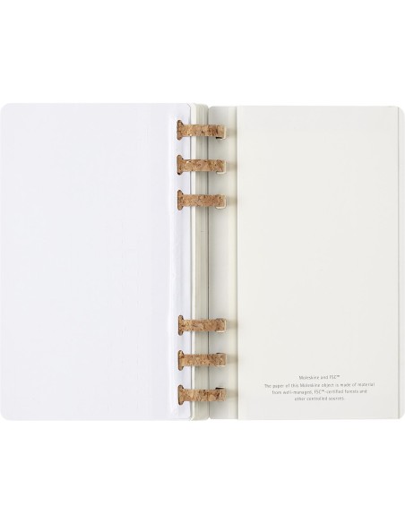 AGENDA 12 MESES 2025 ACADÉMICA ESPIRAL L (13 X 21 CM) NEGRA TAPA BLANDA MOLESKINE DSSPB12AMWH3Y25