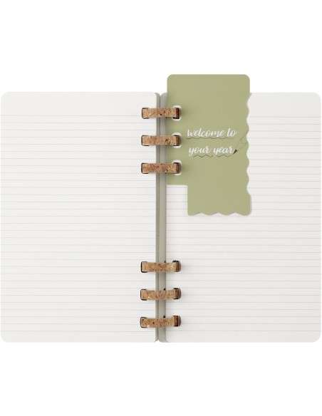 AGENDA 12 MESES 2025 ACADÉMICA ESPIRAL L (13 X 21 CM) NEGRA TAPA BLANDA MOLESKINE DSSPB12AMWH3Y25