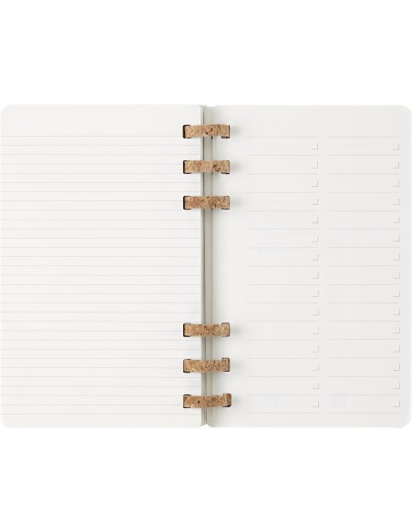 AGENDA 12 MESES 2025 ACADÉMICA ESPIRAL L (13 X 21 CM) NEGRA TAPA BLANDA MOLESKINE DSSPB12AMWH3Y25