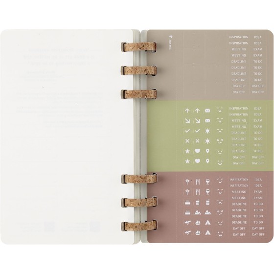 AGENDA 12 MESES 2025 ACADÉMICA ESPIRAL L (13 X 21 CM) NEGRA TAPA BLANDA MOLESKINE DSSPB12AMWH3Y25